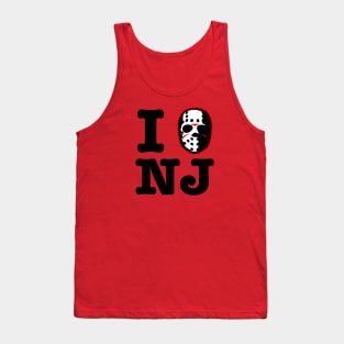 I Hockey Mask New Jersey! Tank Top